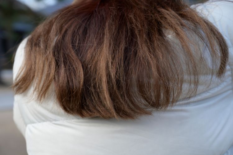 puntas abiertas pelo deshidratado